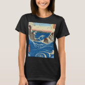 Naruto Whirlpools, provincie Awa, 1855, door Hiros T-shirt (Voorkant)