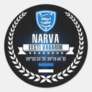 Narva Ronde Sticker