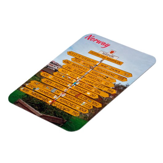 Narvik, Noorwegen Magneet (Linkerzijde)