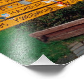 Narvik wegwijzer foto afdruk (Hoek)