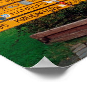Narvik wegwijzer poster (Hoek)