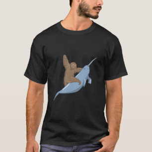 Narwahl Unicorn Beluga Tusk Whale Fish Sloft Gift T-shirt