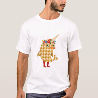 Narwal Bloemen Kroon T-Shirt