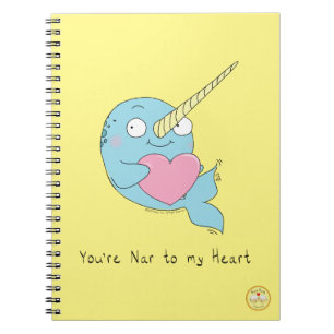 Narwal Cute Kinderen Cartoon Notitieboek