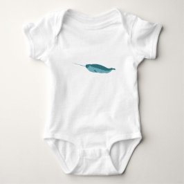Narwal in Blauwe Oceaan Romper
