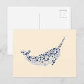 Narwal in Stippen Briefkaart (Voorkant / Achterkant)