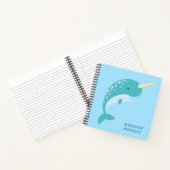 Narwal Kinderen Cute Walvis Notitieboek (Binnen)