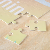Narwal Regenboog Gradiënt Magische Kinderen Legpuzzel (Zijkant)