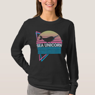 Narwal Retro Zee Eenhoorn T-shirt