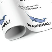 Narwal Verbonden Met Het Universum Narwal Cadeaupapier (Rol Hoek)