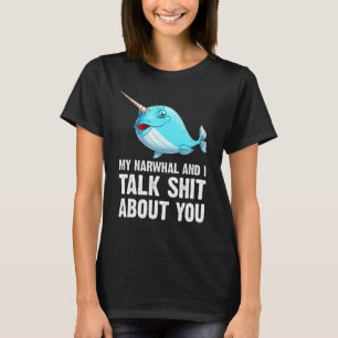Narwal Voor Mannen Vrouwen Zee Walvis Vis Oceaan D T-shirt