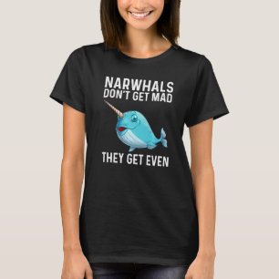 Narwal Voor Mannen Vrouwen Zee Walvis Vis Oceaan D T-shirt