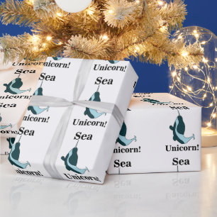 Narwal Zee Eenhoorn Grappig Cadeaupapier