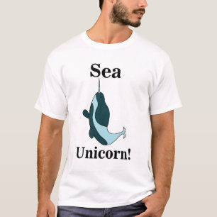 Narwal Zee Eenhoorn Grappig T-shirt