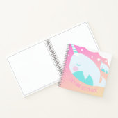 Narwalale Ombre Pastel Rainbow Drawing Notitieboek (Binnen)