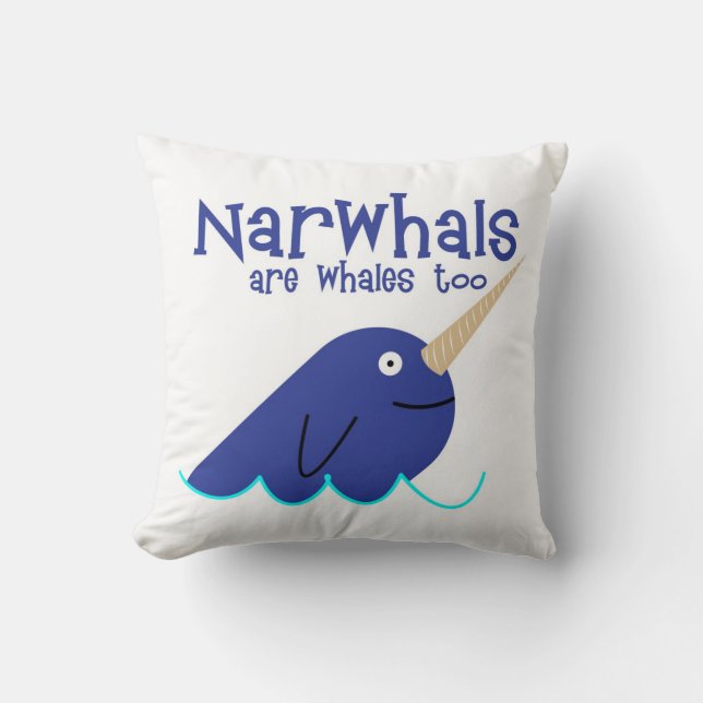 narwales zijn walvissen te kussen (Voorkant)