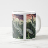 narwallen, zeewalvissen en zeedieren grote koffiekop (Voorkant rechts)