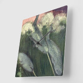  narwallen, zeewalvissen en zeedieren vierkante klok (Hoek)