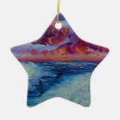 Narwals in het Noordpoolgebied Keramisch Ornament (Voorkant)