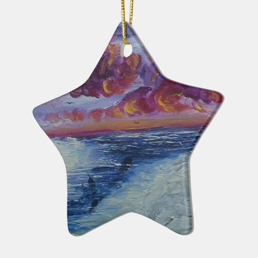 Narwals in het Noordpoolgebied Keramisch Ornament (Links)