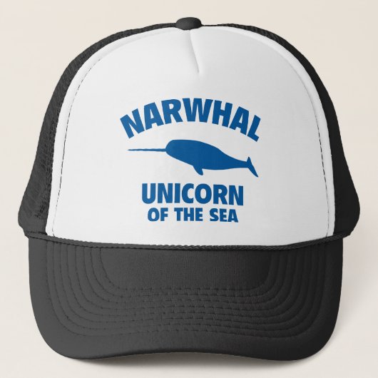 Narwalvisunicorn van het Zee Trucker Pet (Voorkant)
