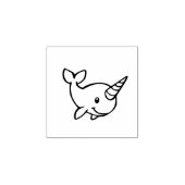 Narwhal 1 rubberstempel (Afrduk)