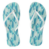 Narwhal Allover Teenslippers afdrukken (Voetbed)