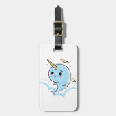 Narwhal Angel Cutie Bagagelabel (Voorkant verticaal)