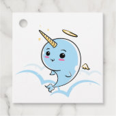 Narwhal Angel Cutie Bedankjes Labels (Voorkant)