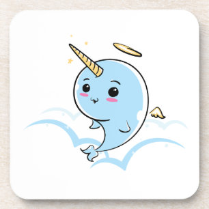 Narwhal Angel Cutie Bier Onderzetter