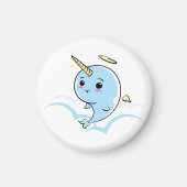 Narwhal Angel Cutie Magneet (Voorkant)