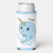 Narwhal Angel Cutie Seltzer Blikjeskoeler (Seltzer Achterkant)
