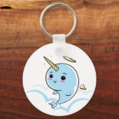 Narwhal Angel Cutie Sleutelhanger (Voorkant)
