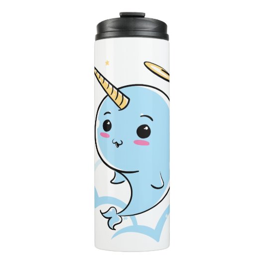 Narwhal Angel Cutie Thermosbeker (Voorkant)