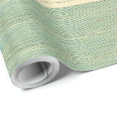 Narwhal Antiek walvis Waterverf Scientific Art Cadeaupapier (Rol Hoek)