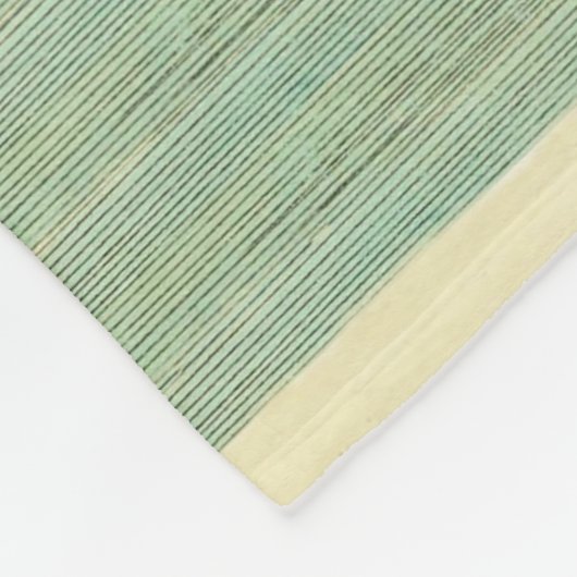 Narwhal Antiek walvis Waterverf Scientific Art Fleece Deken (Hoek)