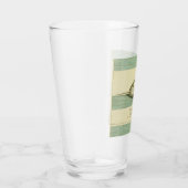 Narwhal Antiek walvis Waterverf Scientific Art Glas (Rechts)