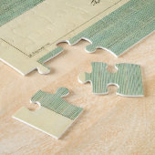 Narwhal Antiek walvis Waterverf Scientific Art Legpuzzel (Zijkant)