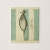 Narwhal Antiek walvis Waterverf Scientific Art Legpuzzel (Verticaal)