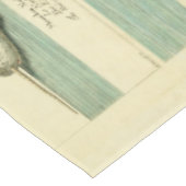 Narwhal Antiek walvis Waterverf Scientific Art Tafelkleed (Gekanteld)