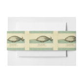 Narwhal Antiek walvis Waterverf Scientific Art Uitnodigingen Wikkel (Voorkant Voorbeeld)