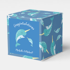 Narwhal-Baby shower Bedankdoosjes