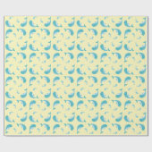 Narwhal-Baby shower Cadeaupapier (Vlak)