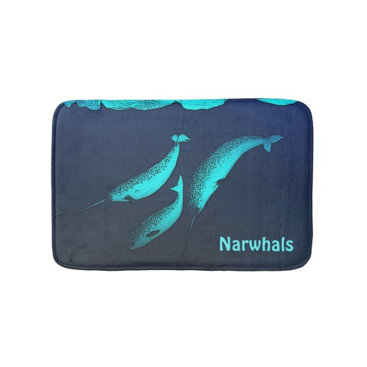 Narwhal Badmat (Voorkant)
