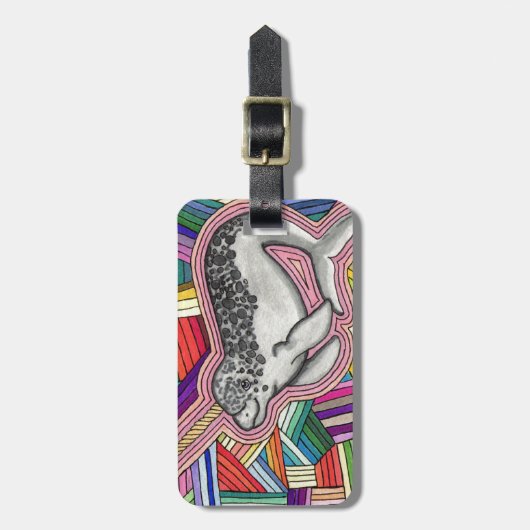 Narwhal Bagagelabel (Voorkant verticaal)