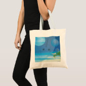 Narwhal (Beach) Tote Bag (Voorkant (product))