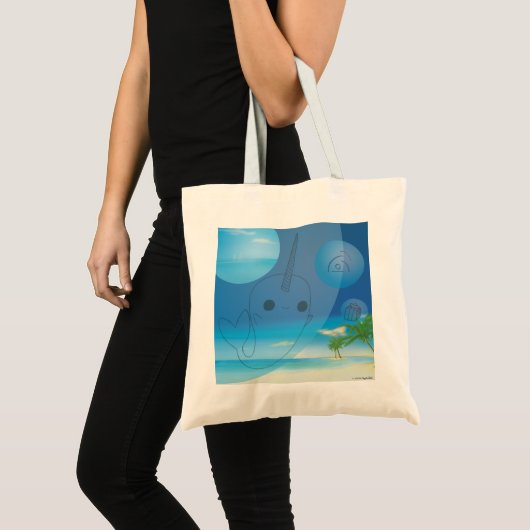 Narwhal (Beach) Tote Bag (Voorkant (product))
