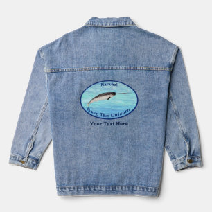 Narwhal - bespaar de Unicorn Denim Jacket