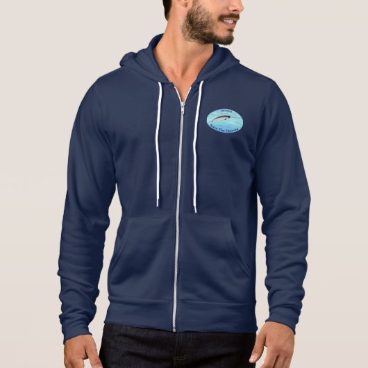 Narwhal - bespaar de Unicorn Hoodie (Voorkant)