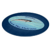 Narwhal - bespaar de Unicorn Snijplank (Hoek)